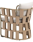 Quadrat White Dining Arm Chair - LOOMLAN - Zuo Modern - Outdoor Dining Chairs