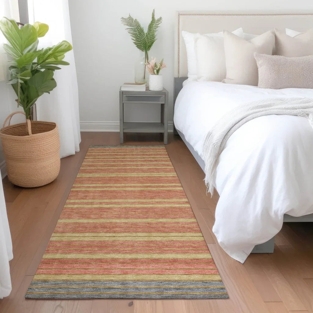 LOOMLAN Rugs Quara Gray Washable Indoor-Outdoor Rug