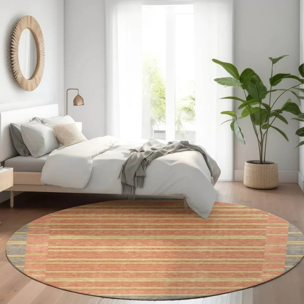 LOOMLAN Rugs Quara Gray Washable Indoor-Outdoor Rug