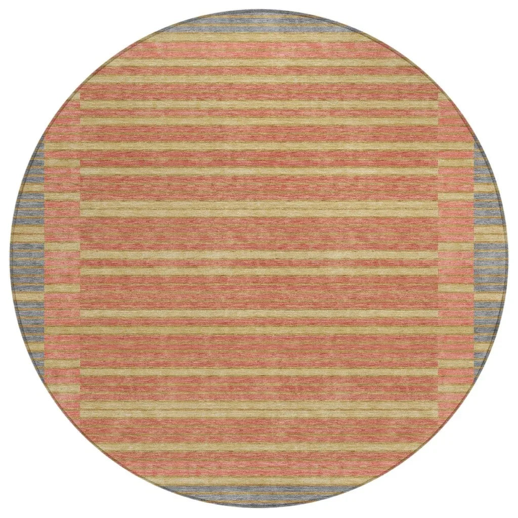 LOOMLAN Rugs Quara Gray Washable Indoor-Outdoor Rug