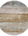 LOOMLAN Rugs Raffinna Brown Washable Indoor-Outdoor Rug