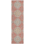 LOOMLAN Rugs Rapsodea Orange Washable Indoor-Outdoor Rug