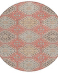 LOOMLAN Rugs Rapsodea Orange Washable Indoor-Outdoor Rug