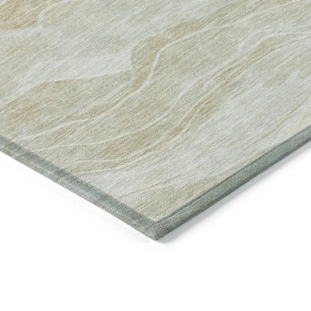 LOOMLAN Rugs Ravella Brown Washable Indoor-Outdoor Rug