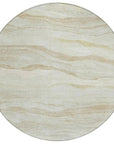 LOOMLAN Rugs Ravella Brown Washable Indoor-Outdoor Rug