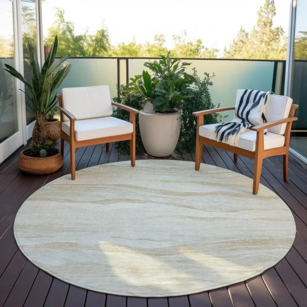 LOOMLAN Rugs Ravella Brown Washable Indoor-Outdoor Rug