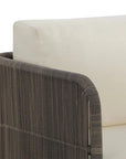 Ravenna Swivel Armchair Stinson Cream Outdoor Chair - LOOMLAN - SUNPAN - Outdoor Lounge Chairs