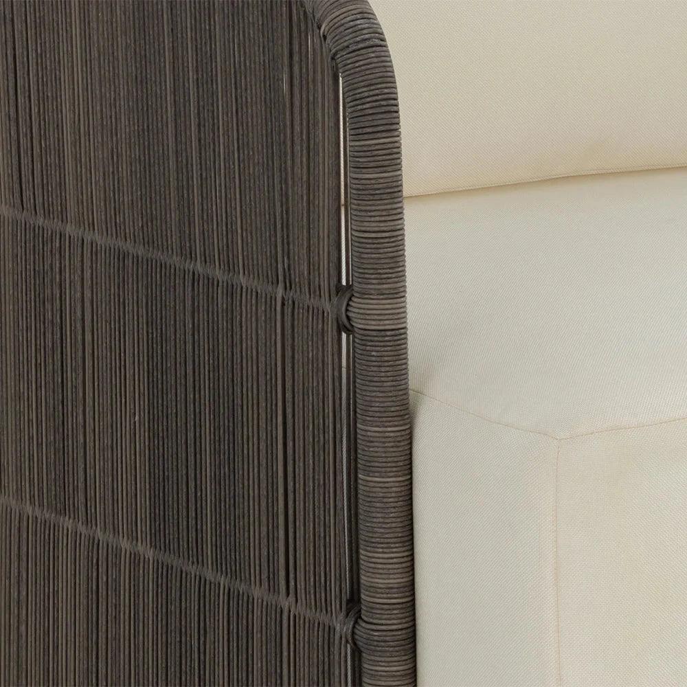 Ravenna Swivel Armchair Stinson Cream Outdoor Chair - LOOMLAN - SUNPAN - Outdoor Lounge Chairs