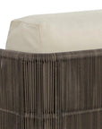 Ravenna Swivel Armchair Stinson Cream Outdoor Chair - LOOMLAN - SUNPAN - Outdoor Lounge Chairs
