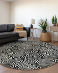 LOOMLAN Rugs Raya Black Washable Indoor-Outdoor Rug