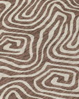 LOOMLAN Rugs Raya Brown Washable Indoor-Outdoor Rug