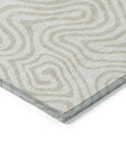 LOOMLAN Rugs Raya Ivory Washable Indoor-Outdoor Rug