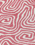 LOOMLAN Rugs Raya Pink Washable Indoor-Outdoor Rug
