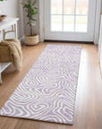 LOOMLAN Rugs Raya Purple Washable Indoor-Outdoor Rug