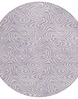 LOOMLAN Rugs Raya Purple Washable Indoor-Outdoor Rug