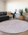 LOOMLAN Rugs Raya Purple Washable Indoor-Outdoor Rug
