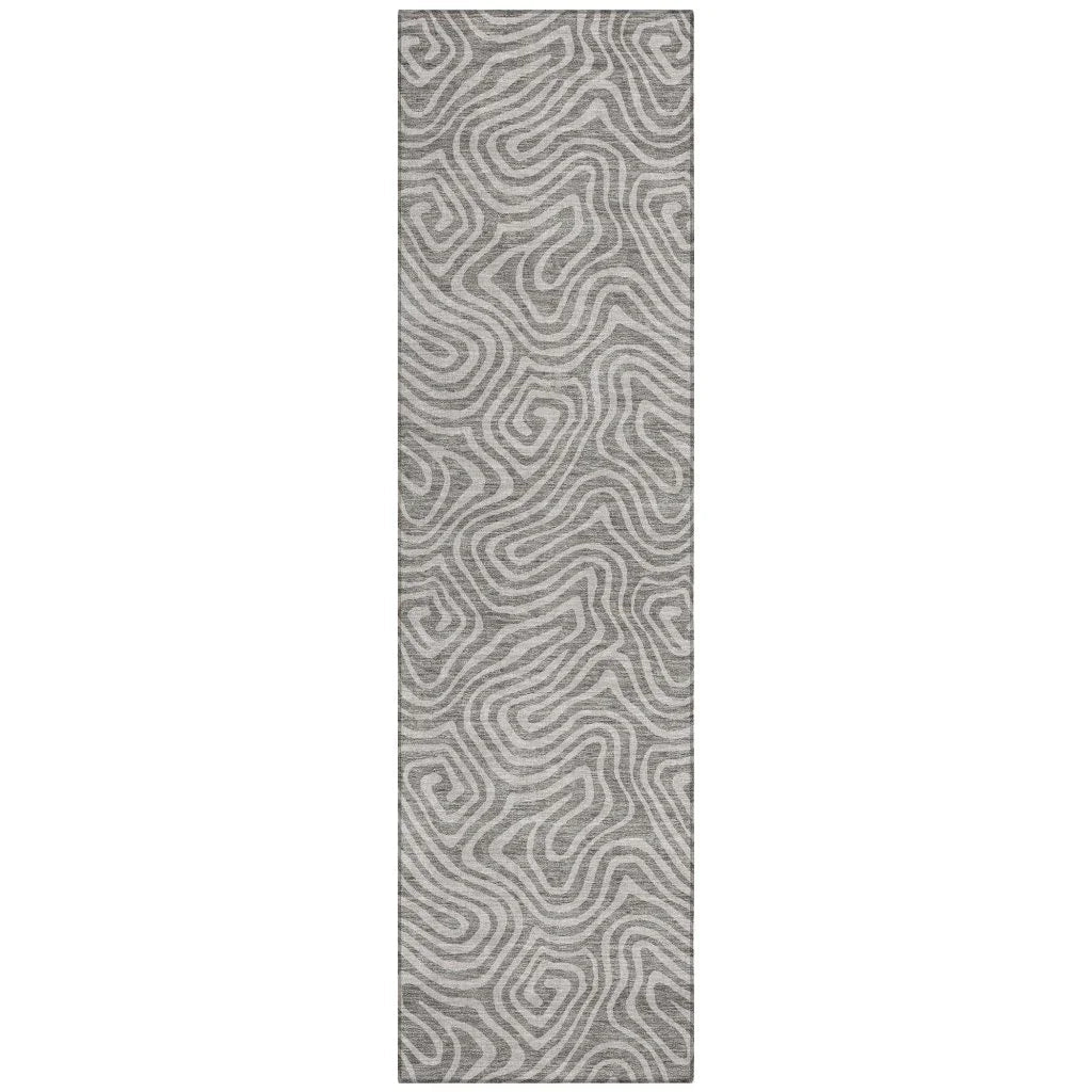 LOOMLAN Rugs Raya Taupe Washable Indoor-Outdoor Rug