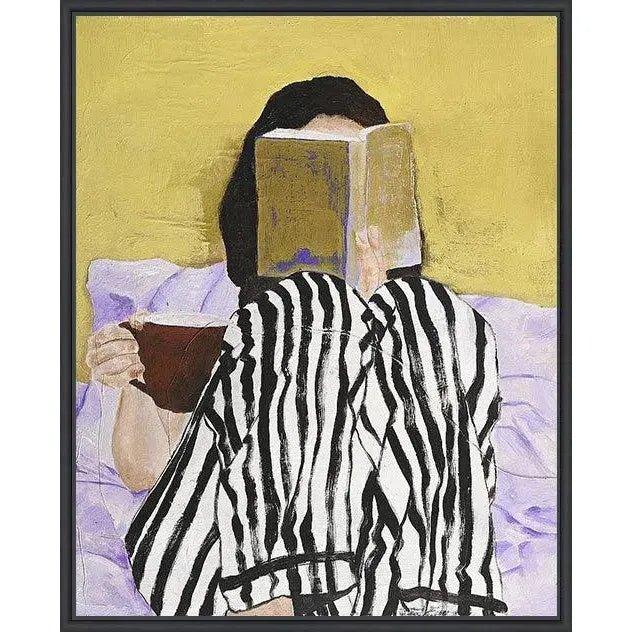 LOOMLAN Reading Artwork d Canvas With Floating