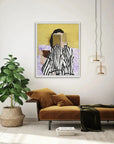LOOMLAN Reading Artwork d Canvas With Floating
