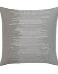 Realm Silver Double Side Outdoor Pillow - LOOMLAN - Earnest Collection - Outdoor Pillows