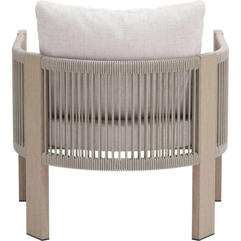 Rebel Beige Accent Arm Chair - LOOMLAN - Zuo Modern - Outdoor Accent Chairs