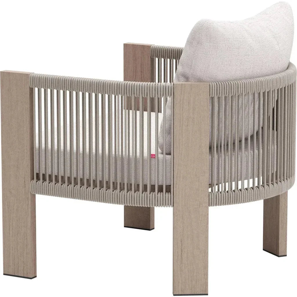 Rebel Beige Accent Arm Chair - LOOMLAN - Zuo Modern - Outdoor Accent Chairs