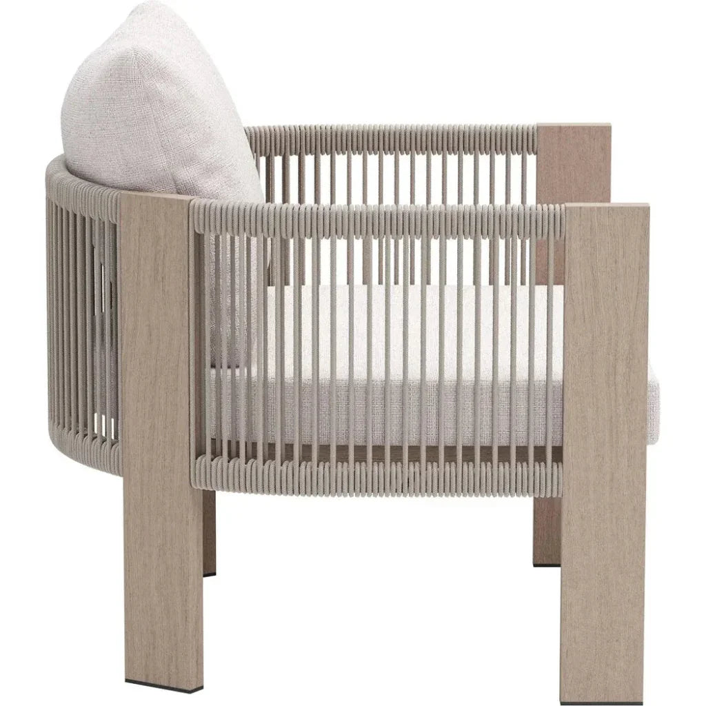 Rebel Beige Accent Arm Chair - LOOMLAN - Zuo Modern - Outdoor Accent Chairs