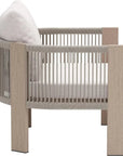 Rebel Beige Accent Arm Chair - LOOMLAN - Zuo Modern - Outdoor Accent Chairs