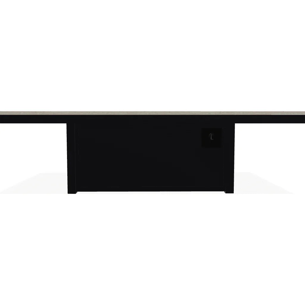 Rectangular Top Chat Height Fire Table - LOOMLAN - Telescope - Outdoor Fire Tables