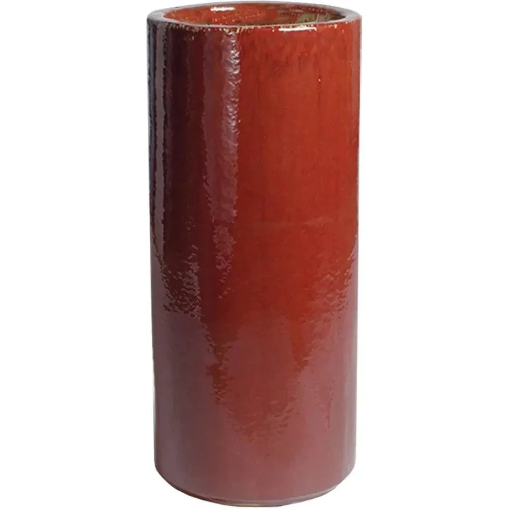 Red Tall Round Pot - LOOMLAN - Emissary - Planters