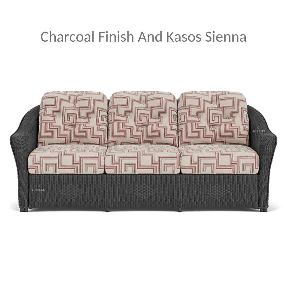 Reflections 3 - Seater Sofa 6PC Lounge Set With Tables - LOOMLAN - Lloyd Flanders - Outdoor Lounge Sets