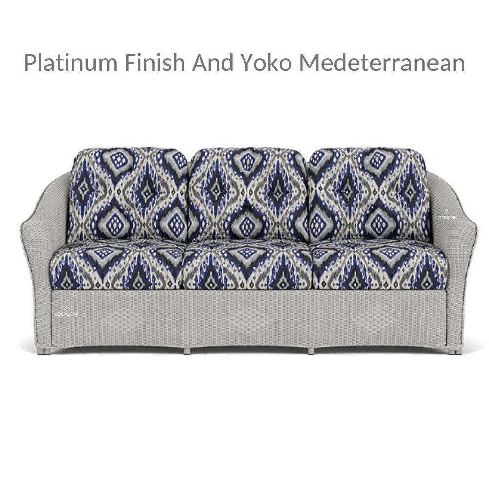 Reflections 3 - Seater Sofa 6PC Lounge Set With Tables - LOOMLAN - Lloyd Flanders - Outdoor Lounge Sets
