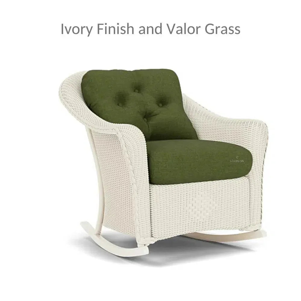 Lloyd Flanders Reflections 3PC Lounge Set Rocker Chair Ottoman &amp; Table