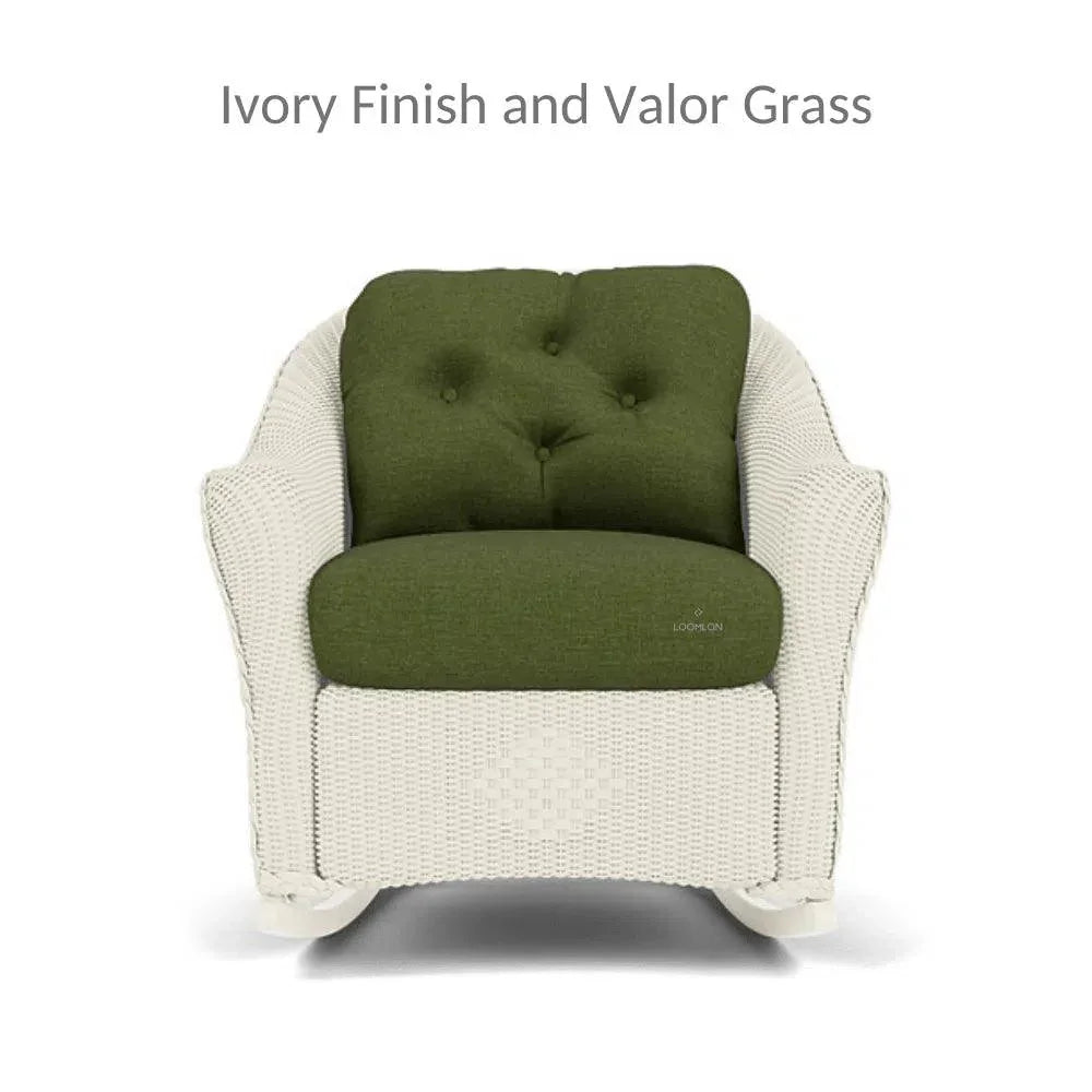 Lloyd Flanders Reflections 3PC Lounge Set Rocker Chair Ottoman &amp; Table