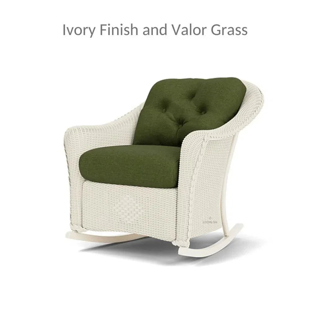 Lloyd Flanders Reflections 3PC Lounge Set Rocker Chair Ottoman &amp; Table