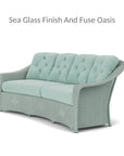 Reflections Crescent Sofa All Weather Wicker Sunbrella - LOOMLAN - Lloyd Flanders - Outdoor Sofas & Loveseats