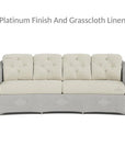 Reflections Crescent Sofa All Weather Wicker Sunbrella - LOOMLAN - Lloyd Flanders - Outdoor Sofas & Loveseats