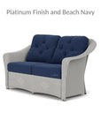 Reflections Loveseat 5PC Lounge Set Chairs & Tables - LOOMLAN - Lloyd Flanders - Outdoor Lounge Sets