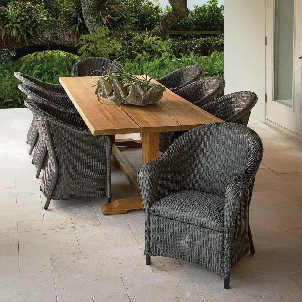 Lloyd Flanders Reflections Patio Dining Table &amp; Chair Set Seats 8
