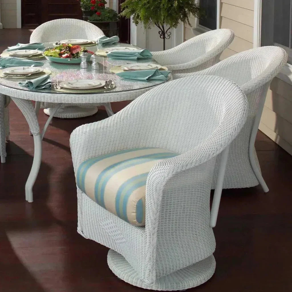 Reflections Patio Dining Table Set Armchairs Set for 6 - LOOMLAN - Lloyd Flanders - Outdoor Dining Sets