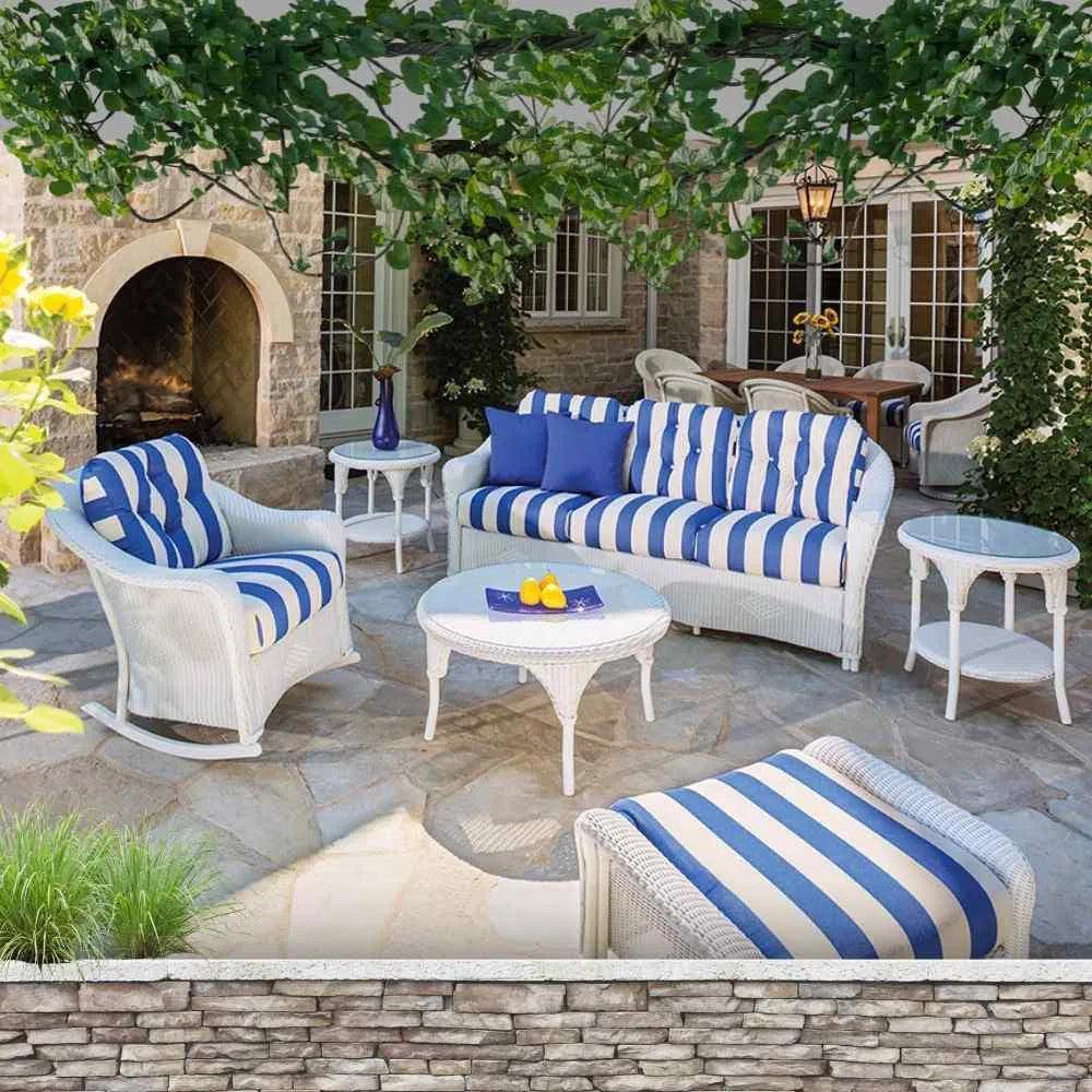 Reflections Patio Rocking Lounge Chair Sunbrella - LOOMLAN - Lloyd Flanders - Outdoor Lounge Chairs