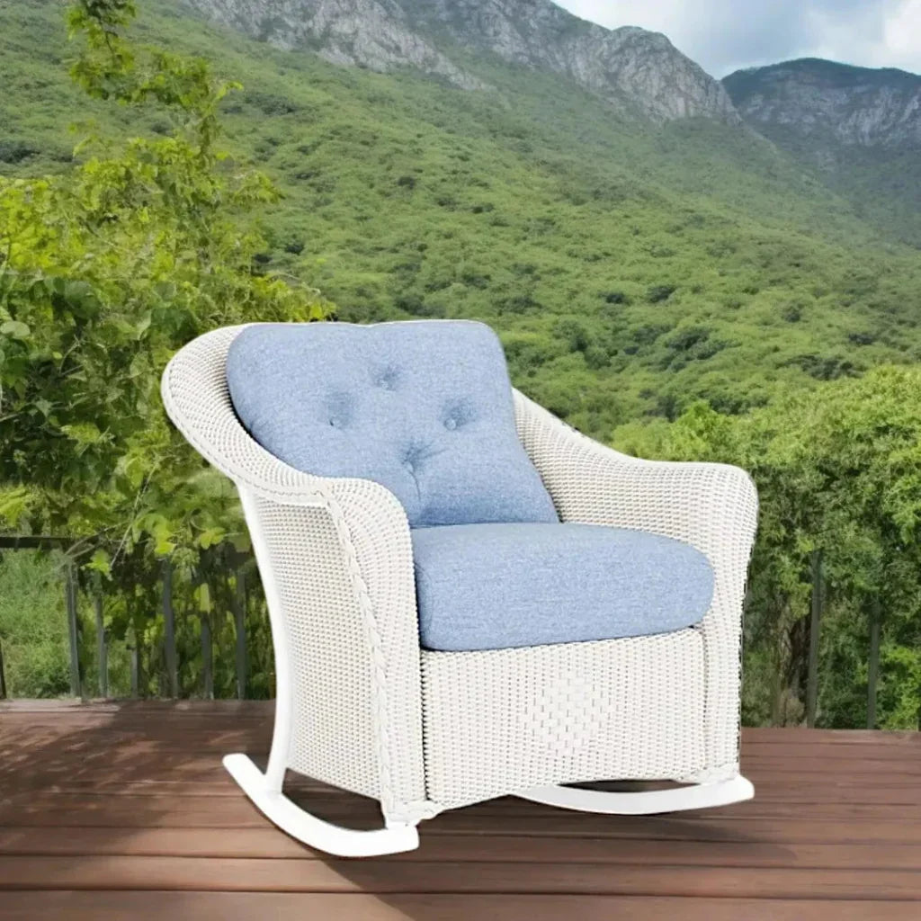 Reflections Patio Rocking Lounge Chair Sunbrella - LOOMLAN - Lloyd Flanders - Outdoor Lounge Chairs