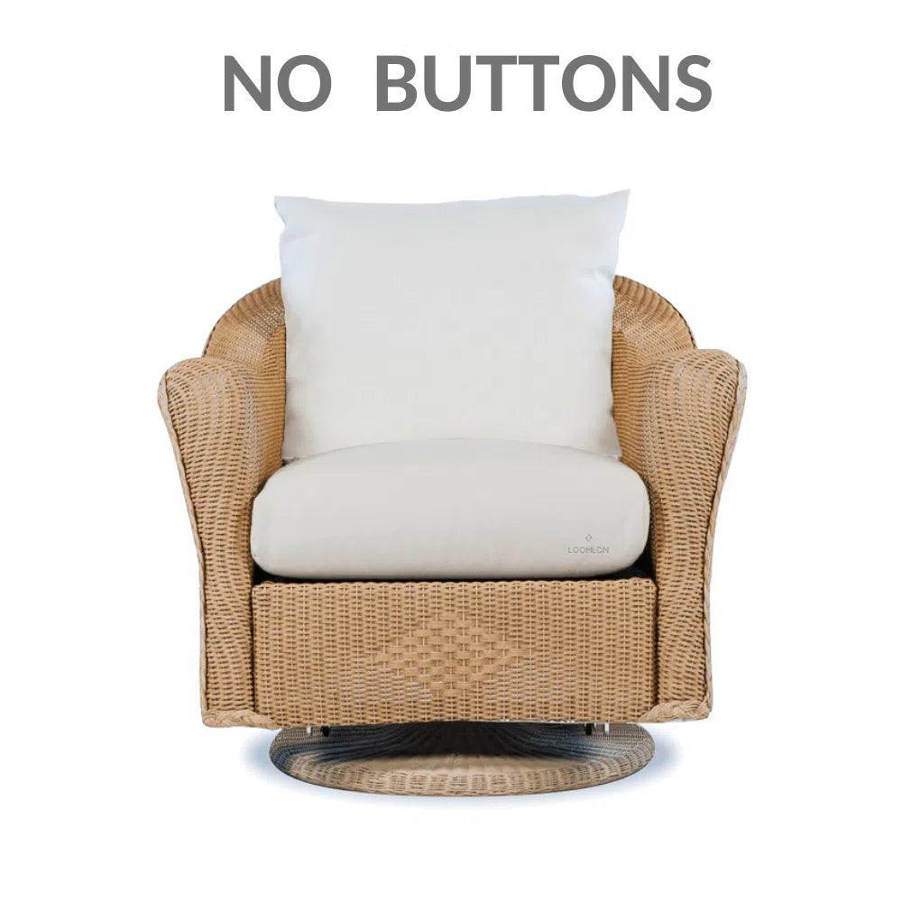 Reflections Replacement Cushion for Swivel Chair - LOOMLAN - Lloyd Flanders - Outdoor Replacement Cushions