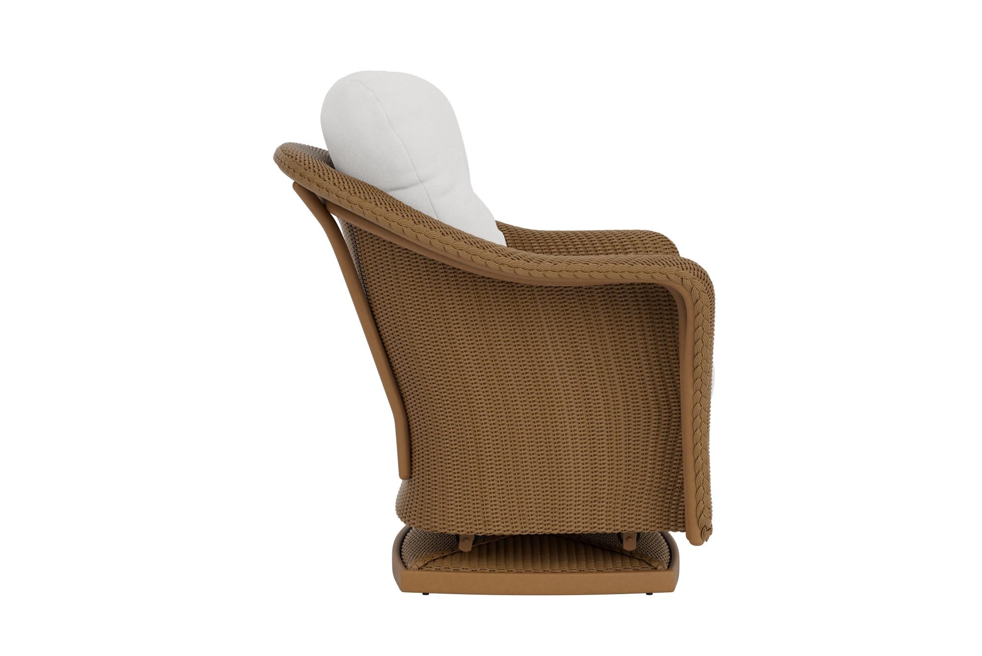 Lloyd Flanders Reflections Swivel Glider Lounge Chair Sunbrella