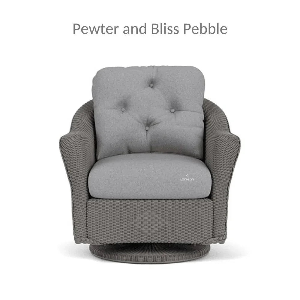 Reflections Swivel Rocker Lounge Chair Sunbrella - LOOMLAN - Lloyd Flanders - Outdoor Lounge Chairs
