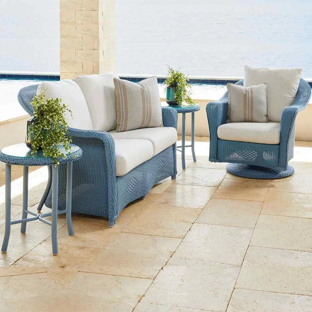 Reflections Swivel Rocker Lounge Chair Sunbrella - LOOMLAN - Lloyd Flanders - Outdoor Lounge Chairs