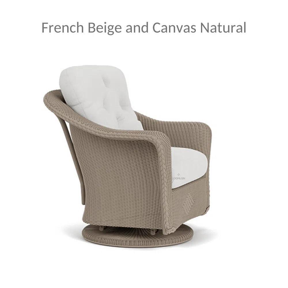 Reflections Swivel Rocker Lounge Chair Sunbrella - LOOMLAN - Lloyd Flanders - Outdoor Lounge Chairs