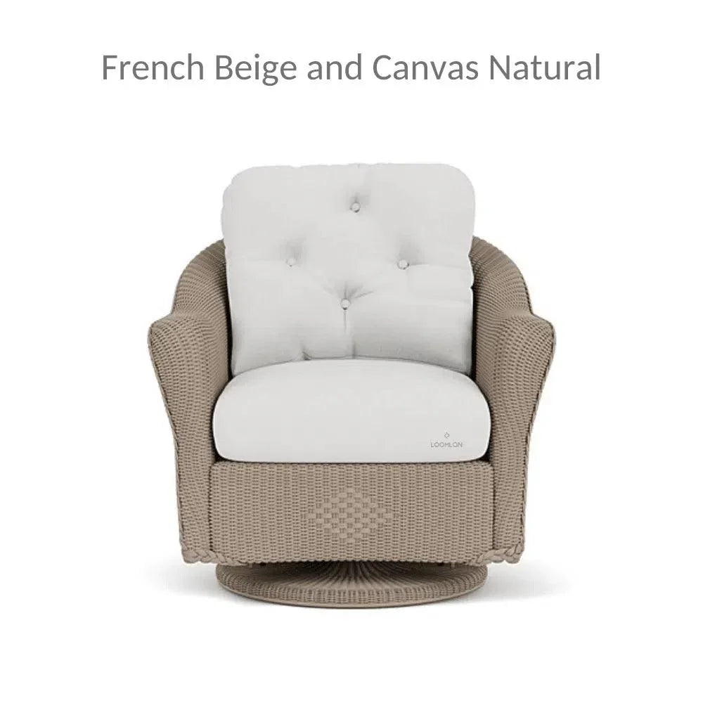Reflections Swivel Rocker Lounge Chair Sunbrella - LOOMLAN - Lloyd Flanders - Outdoor Lounge Chairs