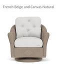 Reflections Swivel Rocker Lounge Chair Sunbrella - LOOMLAN - Lloyd Flanders - Outdoor Lounge Chairs