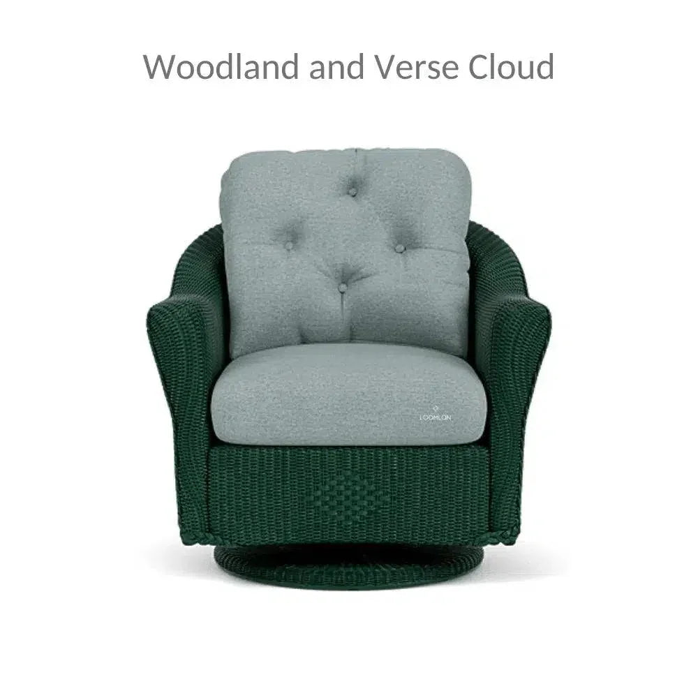 Reflections Swivel Rocker Lounge Chair Sunbrella - LOOMLAN - Lloyd Flanders - Outdoor Lounge Chairs